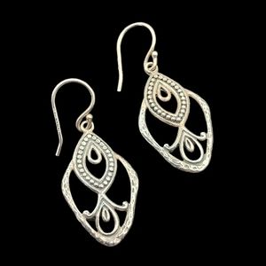 Silpada Art Deco drop earrings